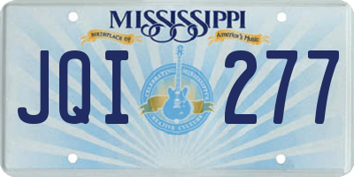 MS license plate JQI277
