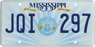 MS license plate JQI297