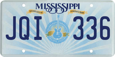 MS license plate JQI336