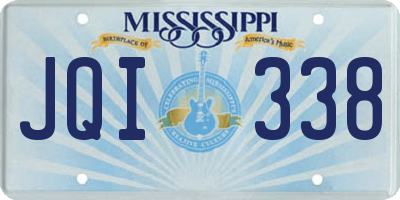MS license plate JQI338