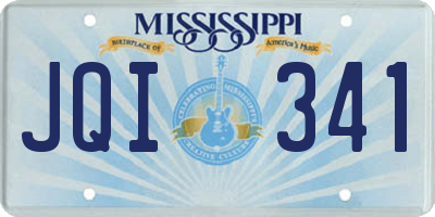 MS license plate JQI341