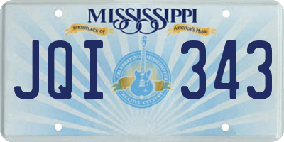 MS license plate JQI343
