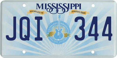 MS license plate JQI344