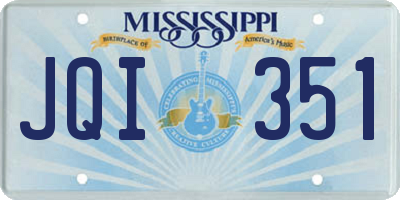 MS license plate JQI351