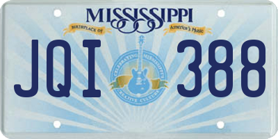 MS license plate JQI388