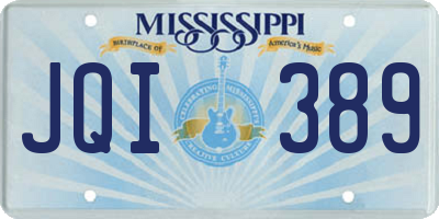 MS license plate JQI389