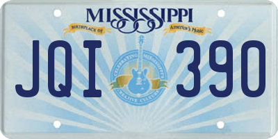 MS license plate JQI390