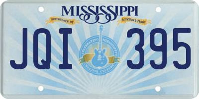 MS license plate JQI395
