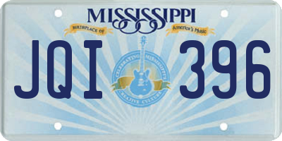 MS license plate JQI396