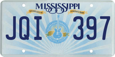 MS license plate JQI397