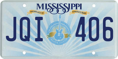 MS license plate JQI406