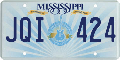 MS license plate JQI424