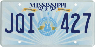 MS license plate JQI427