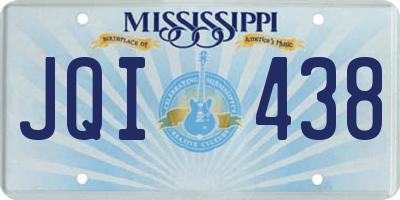 MS license plate JQI438