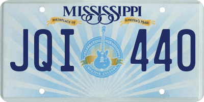 MS license plate JQI440