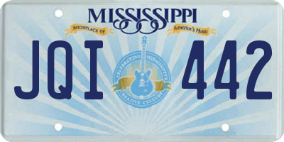 MS license plate JQI442