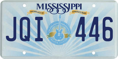 MS license plate JQI446