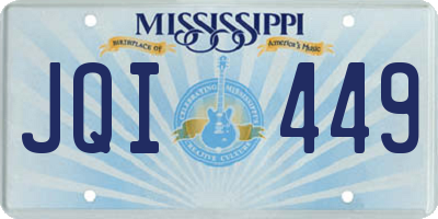 MS license plate JQI449