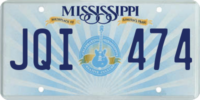 MS license plate JQI474