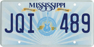 MS license plate JQI489