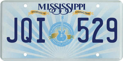 MS license plate JQI529