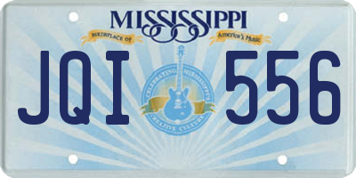 MS license plate JQI556