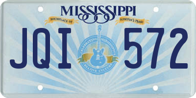 MS license plate JQI572