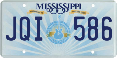 MS license plate JQI586