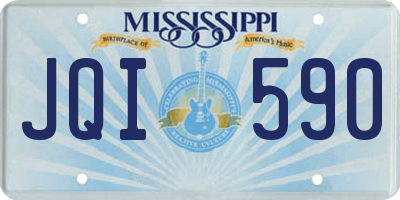 MS license plate JQI590