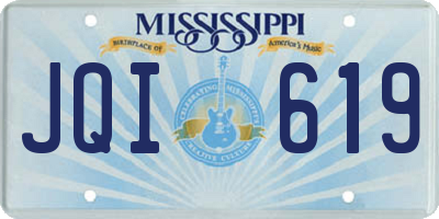 MS license plate JQI619
