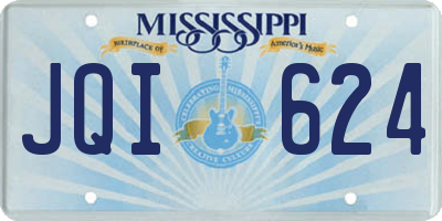 MS license plate JQI624