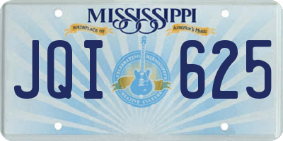 MS license plate JQI625