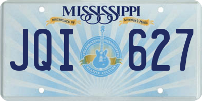 MS license plate JQI627