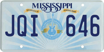 MS license plate JQI646