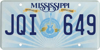 MS license plate JQI649