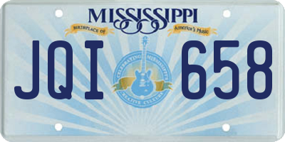 MS license plate JQI658
