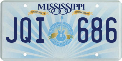 MS license plate JQI686