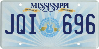 MS license plate JQI696