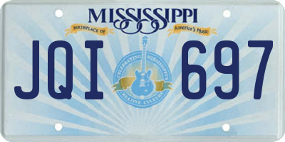 MS license plate JQI697