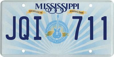 MS license plate JQI711
