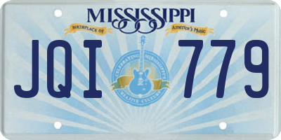 MS license plate JQI779