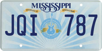 MS license plate JQI787