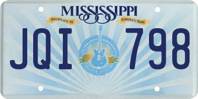 MS license plate JQI798