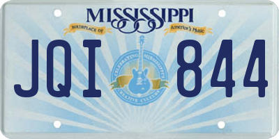 MS license plate JQI844