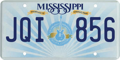 MS license plate JQI856