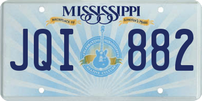 MS license plate JQI882