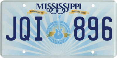MS license plate JQI896