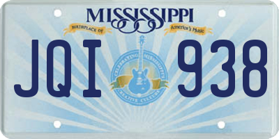 MS license plate JQI938