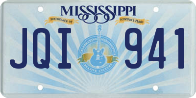 MS license plate JQI941