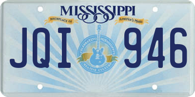 MS license plate JQI946